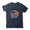 Dirt Bike American Flag Motocross Biker Vintage USA Shirt & Hoodie | siriusteestore