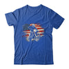 Dirt Bike American Flag Motocross Biker Vintage USA Shirt & Hoodie | siriusteestore