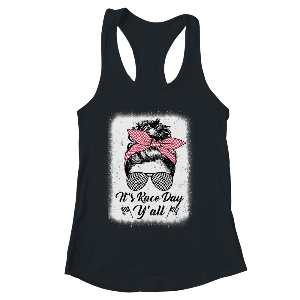 Dirt Track Racing Race Girlfriend Girl Its Race Day Yall Shirt & Tank Top | siriusteestore