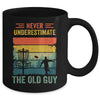 Disc Golf For Men Dad Grandpa Old Guy Disc Golf Player Retro Mug | siriusteestore