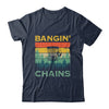 Disc Golf Funny Banging Chains Retro Disc Golfer Men Women Shirt & Tank Top | siriusteestore