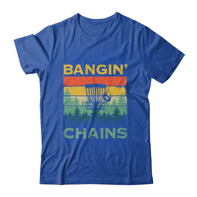 Disc Golf Funny Banging Chains Retro Disc Golfer Men Women Shirt & Tank Top | siriusteestore