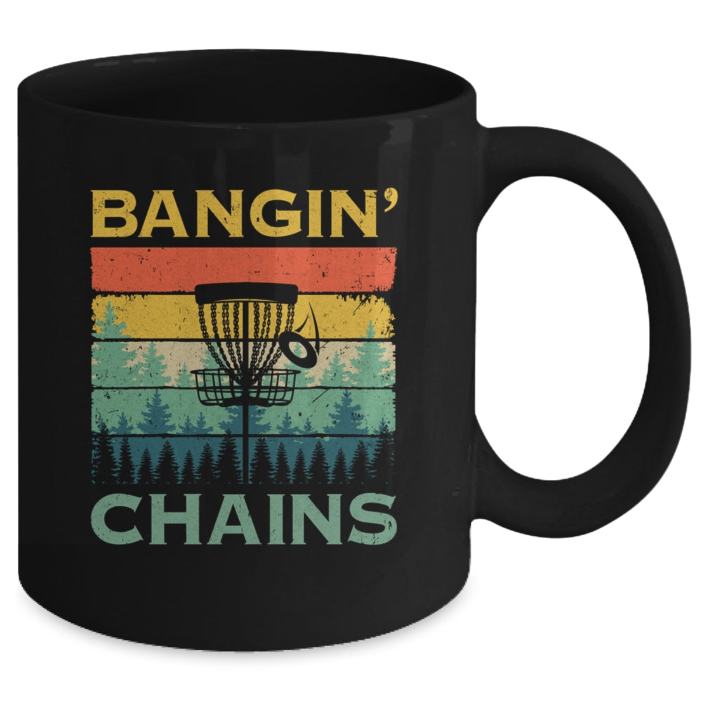 Disc Golf Funny Banging Chains Retro Disc Golfer Men Women Mug | siriusteestore