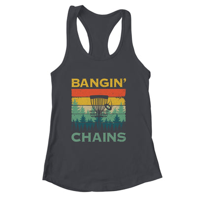 Disc Golf Funny Banging Chains Retro Disc Golfer Men Women Shirt & Tank Top | siriusteestore