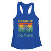 Disc Golf Funny Banging Chains Retro Disc Golfer Men Women Shirt & Tank Top | siriusteestore
