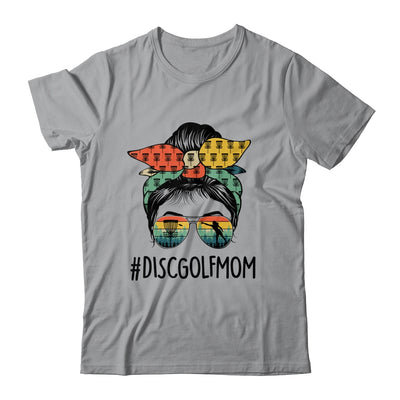 Disc Golf Mom Life Messy Bun Hair Glasses For Women Vintage Shirt & Hoodie | siriusteestore
