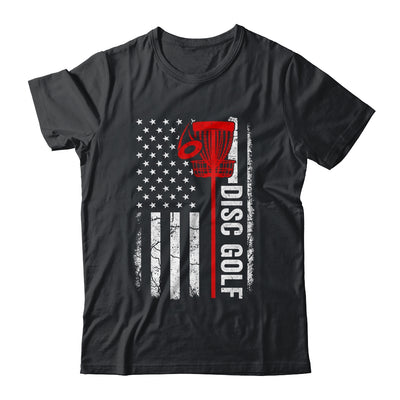 Disc Golf Player American Flag Disc Golf For Men Women Shirt & Tank Top | siriusteestore