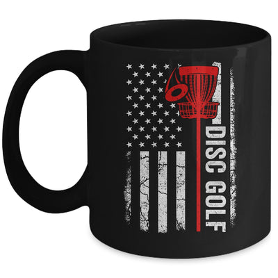 Disc Golf Player American Flag Disc Golf For Men Women Mug | siriusteestore