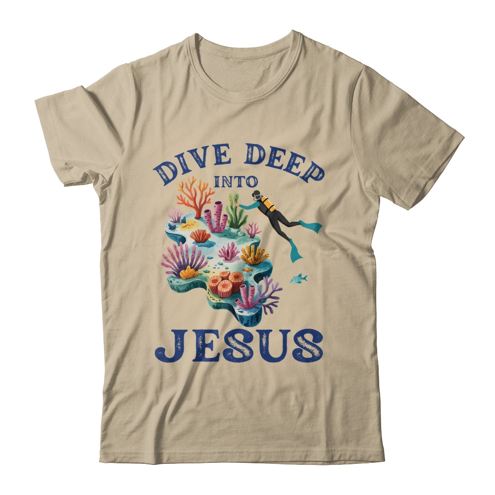 Dive Deep Into Jesus VBS Christian Scuba Diving Underwater Shirt & Tank Top | siriusteestore