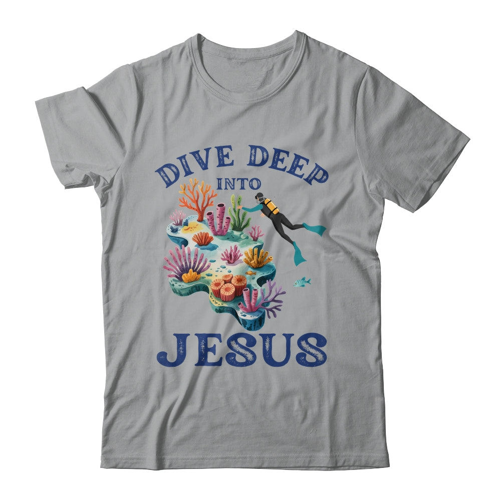 Dive Deep Into Jesus VBS Christian Scuba Diving Underwater Shirt & Tank Top | siriusteestore
