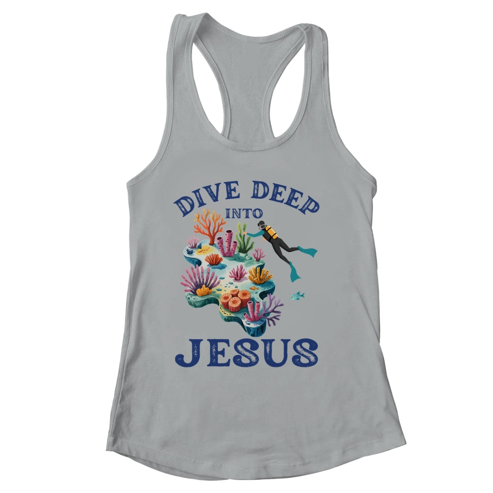 Dive Deep Into Jesus VBS Christian Scuba Diving Underwater Shirt & Tank Top | siriusteestore
