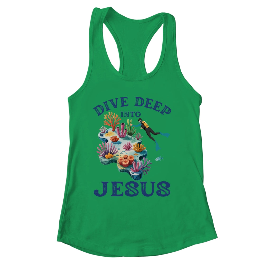 Dive Deep Into Jesus VBS Christian Scuba Diving Underwater Shirt & Tank Top | siriusteestore