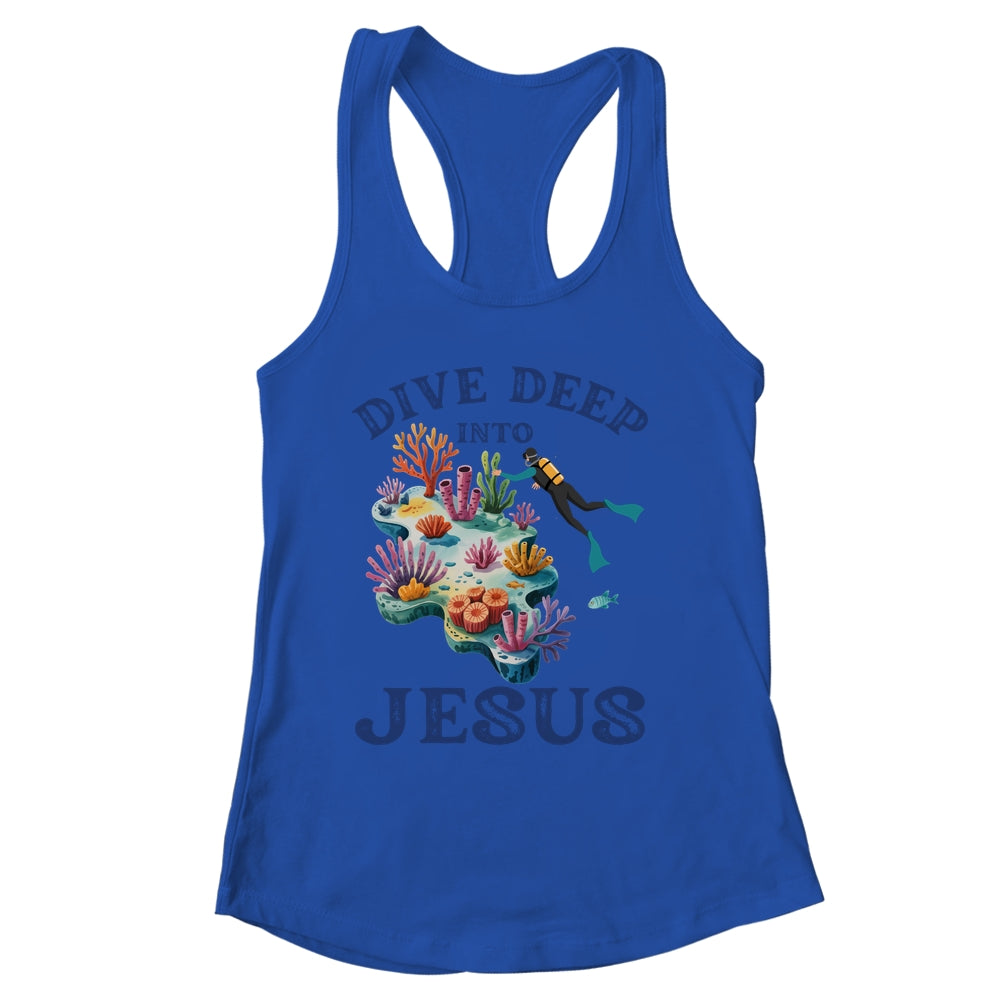 Dive Deep Into Jesus VBS Christian Scuba Diving Underwater Shirt & Tank Top | siriusteestore