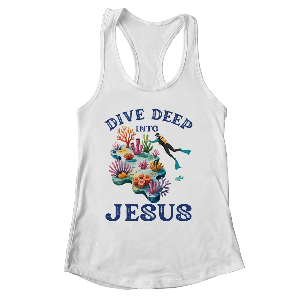 Dive Deep Into Jesus VBS Christian Scuba Diving Underwater Shirt & Tank Top | siriusteestore