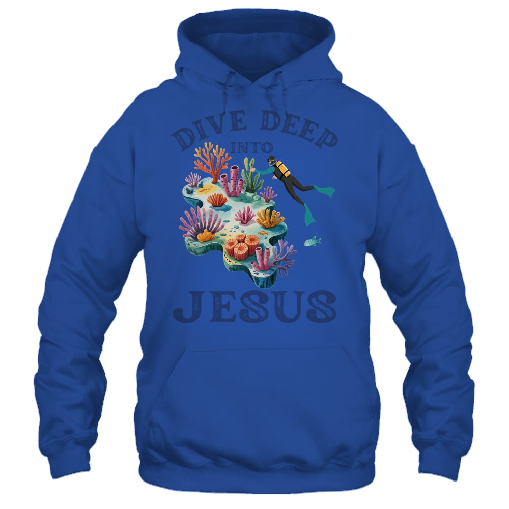 Dive Deep Into Jesus VBS Christian Scuba Diving Underwater Shirt & Tank Top | siriusteestore