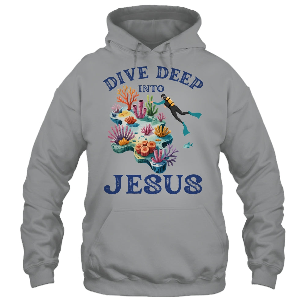 Dive Deep Into Jesus VBS Christian Scuba Diving Underwater Shirt & Tank Top | siriusteestore