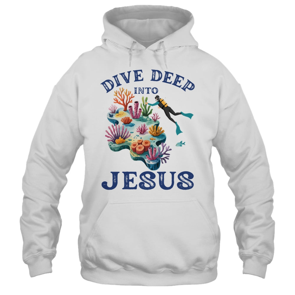 Dive Deep Into Jesus VBS Christian Scuba Diving Underwater Shirt & Tank Top | siriusteestore