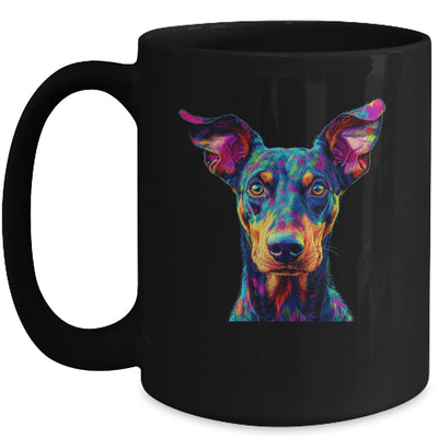 Doberman Dog Colorful Face Dog Lover Men Women Mug | siriusteestore
