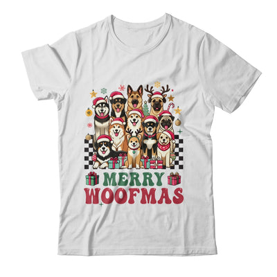 Dog Mama Dog Merry Christmas Woofmas Dog Lover Dog Mom Shirt & Sweatshirt | siriusteestore