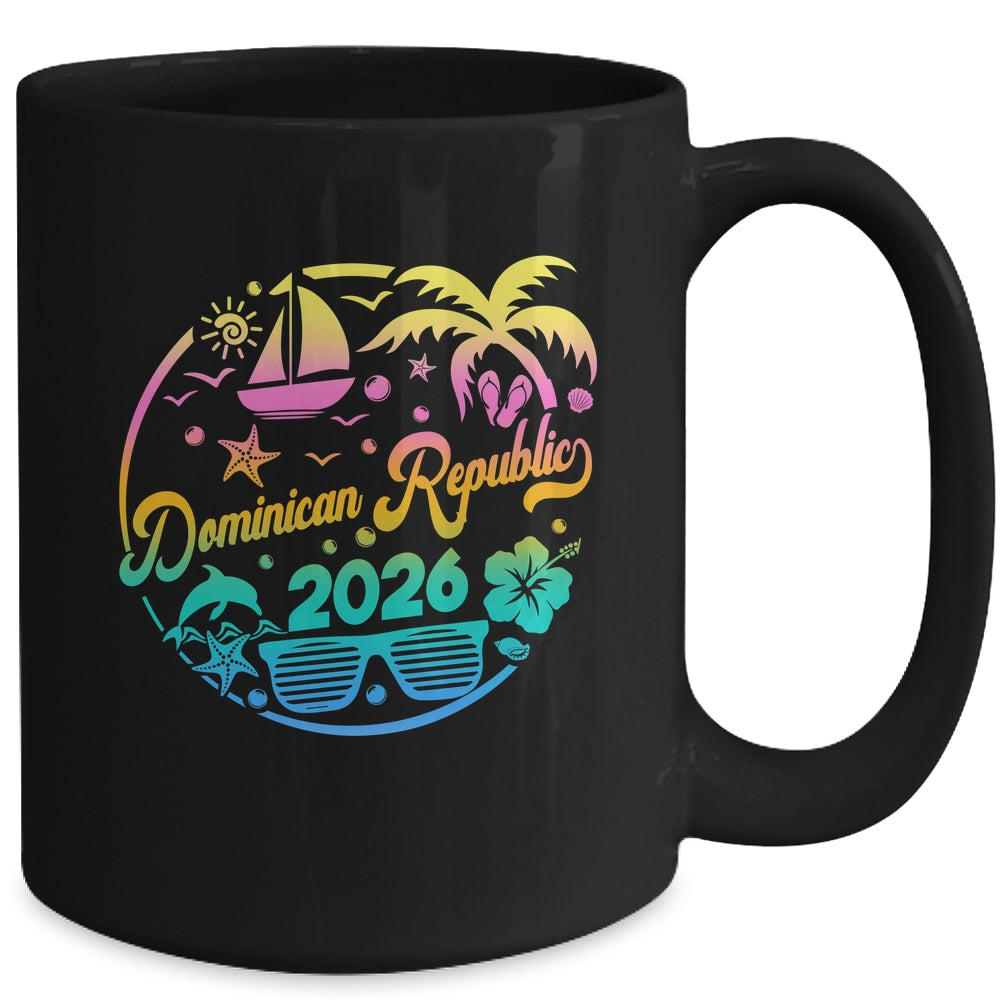 Dominican Republic 2026 Family Vacation Beach Matching Group Mug | siriusteestore