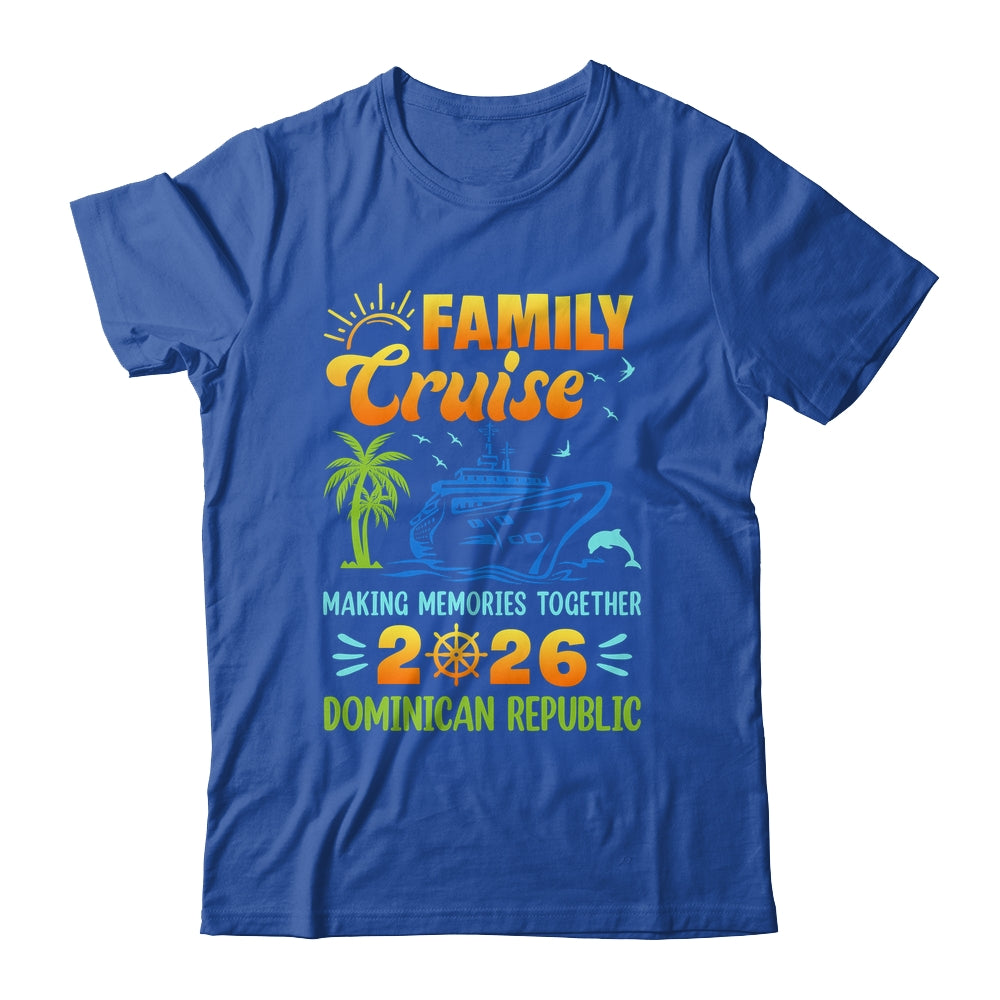 Dominican Republic Cruise 2026 Family Friends Group Vacation Matching Shirt & Tank Top | siriusteestore