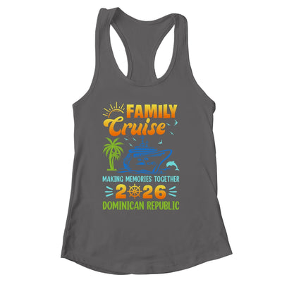 Dominican Republic Cruise 2026 Family Friends Group Vacation Matching Shirt & Tank Top | siriusteestore