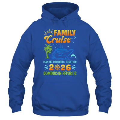 Dominican Republic Cruise 2026 Family Friends Group Vacation Matching Shirt & Tank Top | siriusteestore