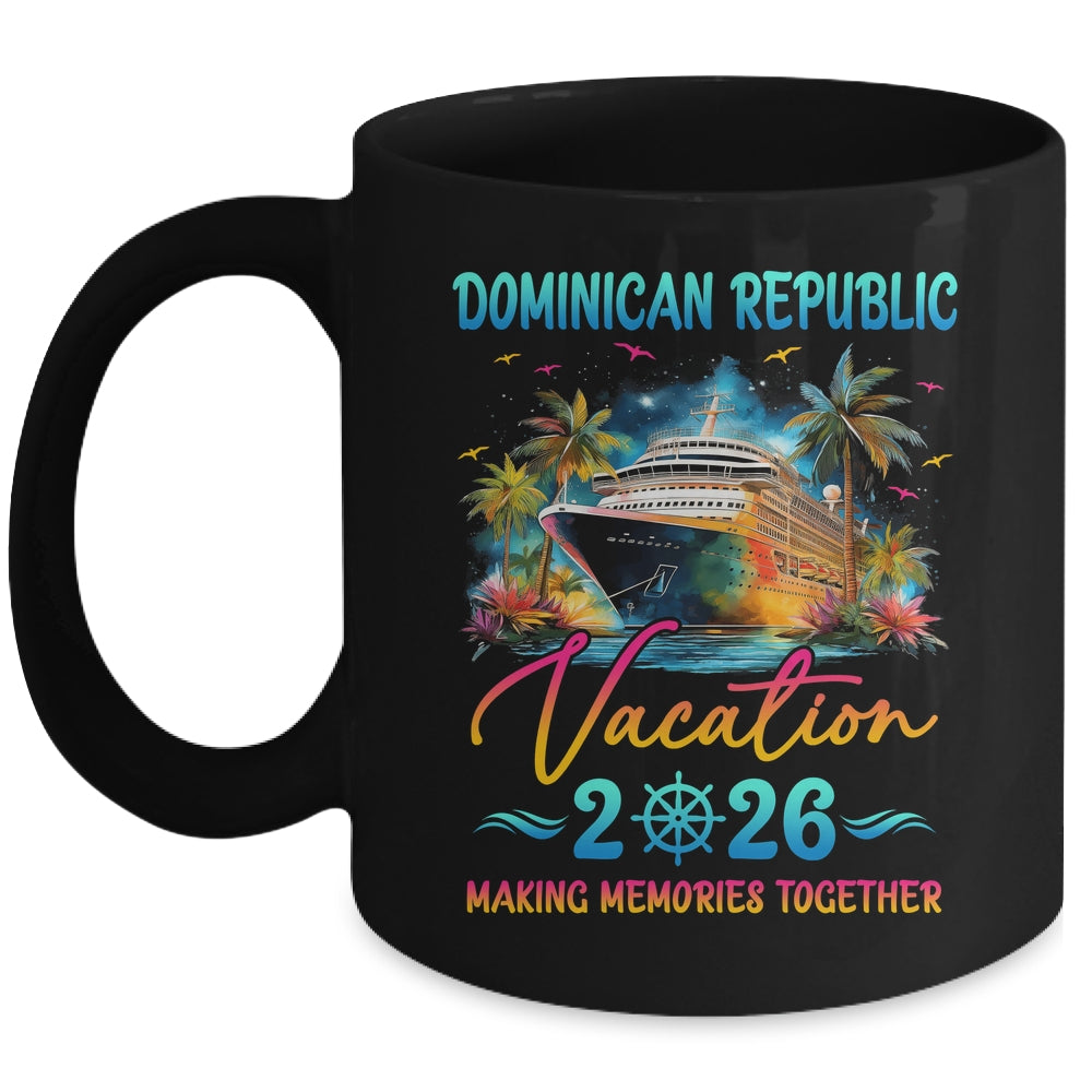 Dominican Republic Family Vacation 2026 Matching Group Summer Mug | siriusteestore