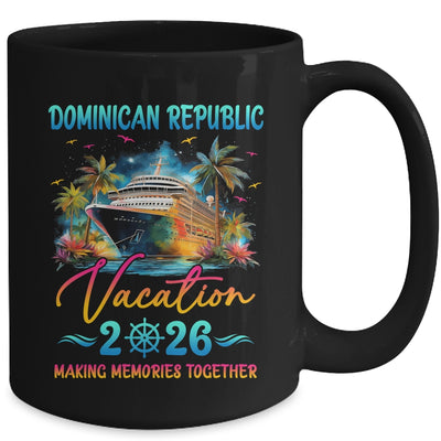 Dominican Republic Family Vacation 2026 Matching Group Summer Mug | siriusteestore