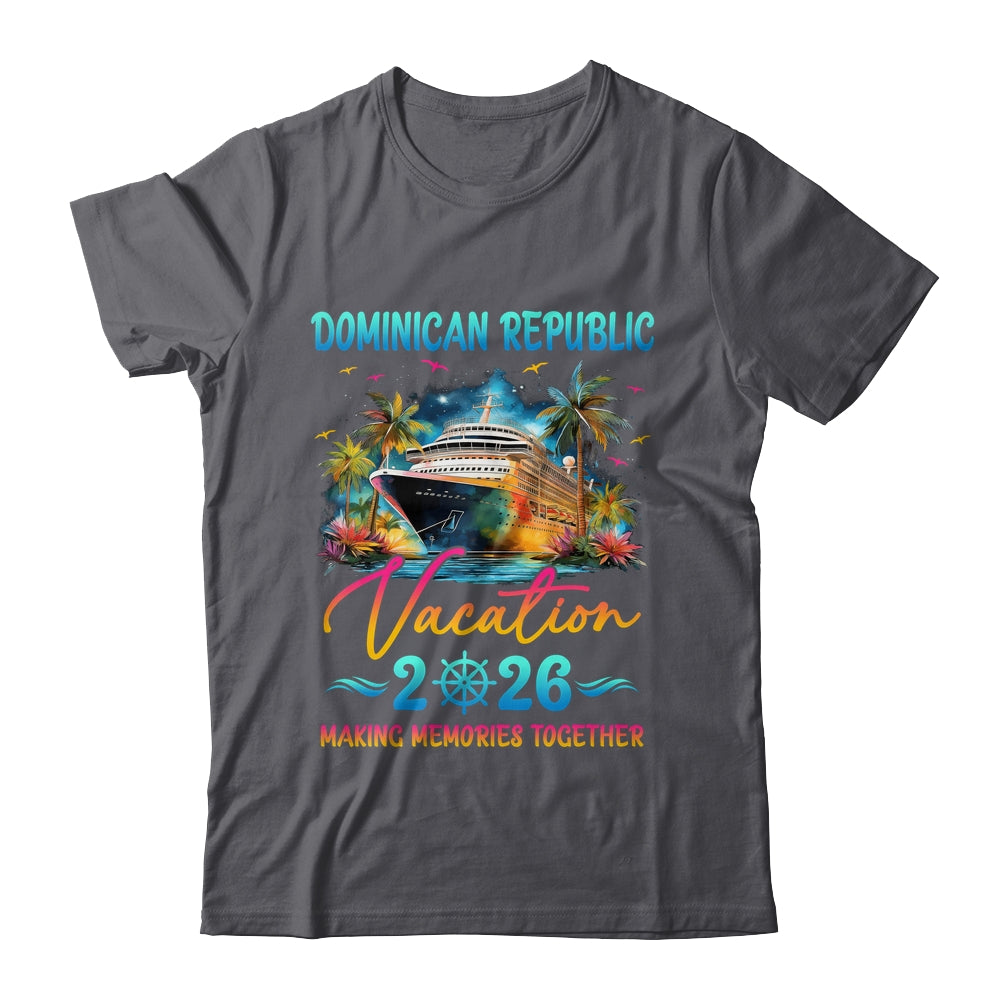 Dominican Republic Family Vacation 2026 Matching Group Summer Shirt & Tank Top | siriusteestore