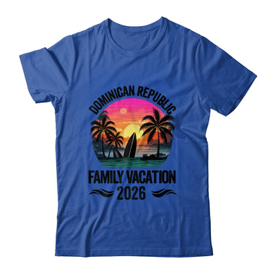 Dominican Republic Family Vacation 2026 Matching Outfits Beach Summer Shirt & Tank Top | siriusteestore