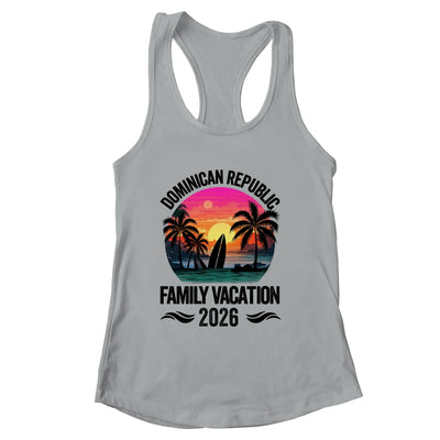 Dominican Republic Family Vacation 2026 Matching Outfits Beach Summer Shirt & Tank Top | siriusteestore