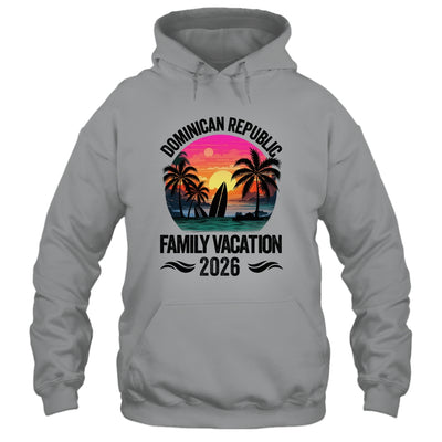 Dominican Republic Family Vacation 2026 Matching Outfits Beach Summer Shirt & Tank Top | siriusteestore