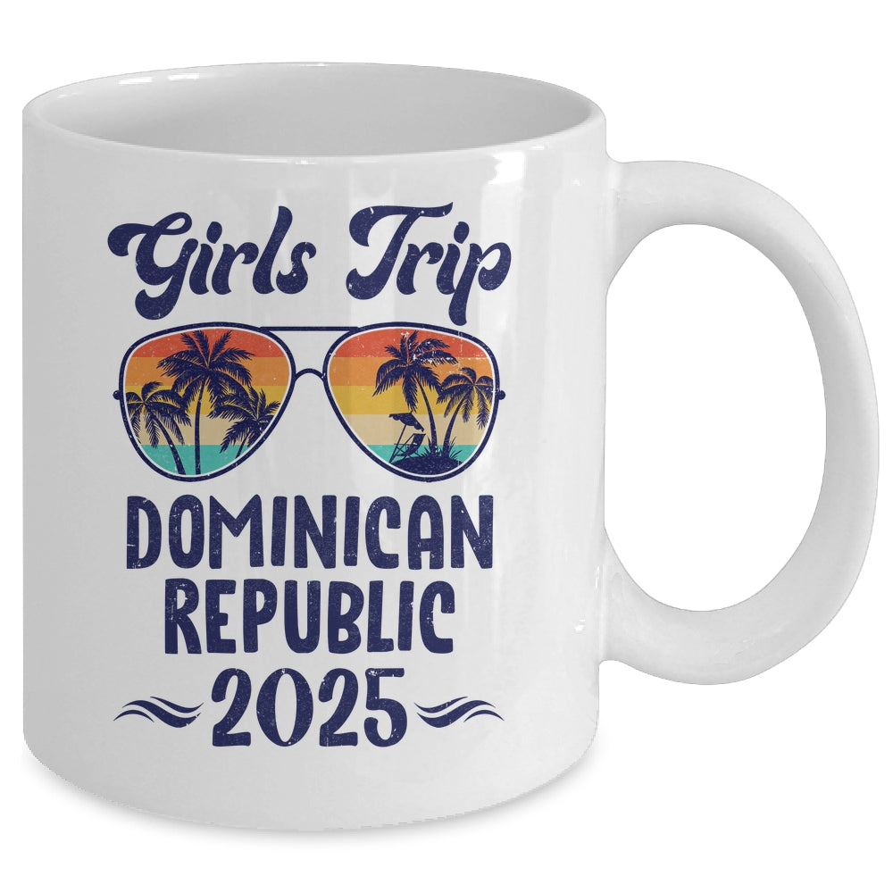 Dominican Republic Girls Trip Beach Vacation 2025 Matching Group Mug | siriusteestore