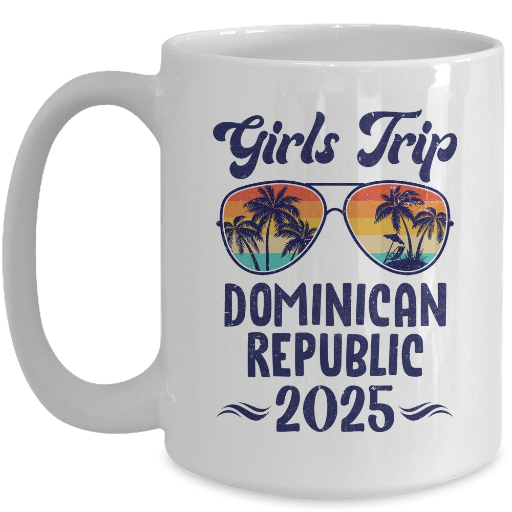 Dominican Republic Girls Trip Beach Vacation 2025 Matching Group Mug | siriusteestore