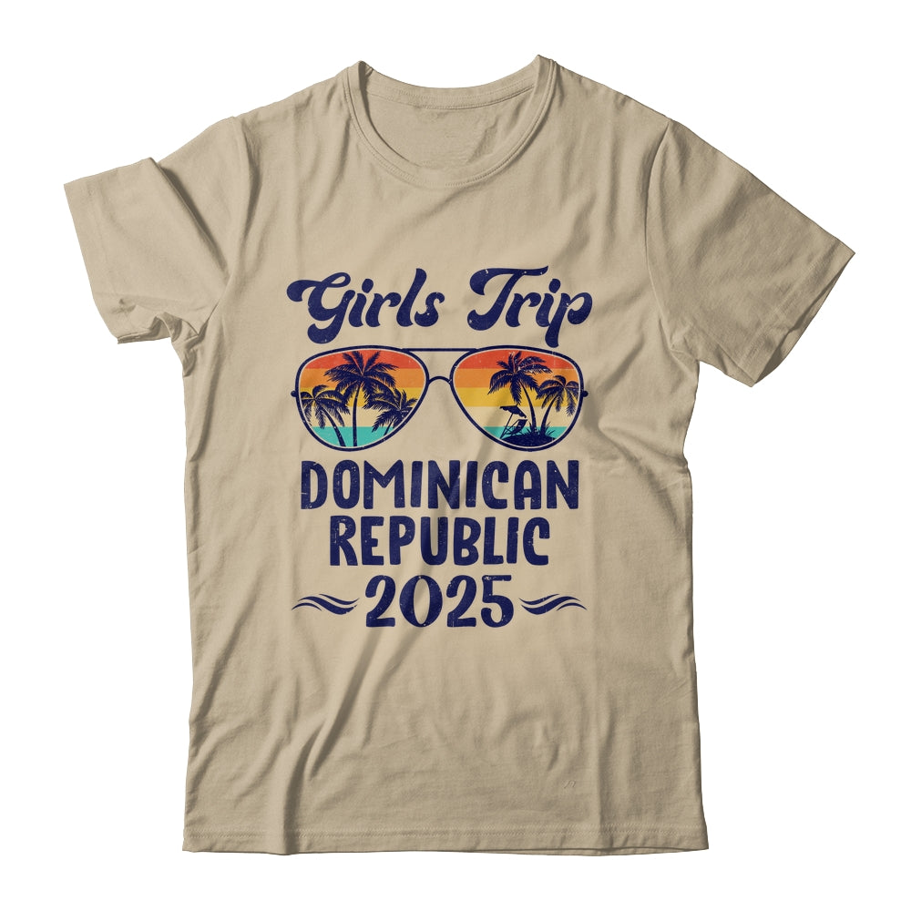 Dominican Republic Girls Trip Beach Vacation 2025 Matching Group Shirt & Tank Top | siriusteestore