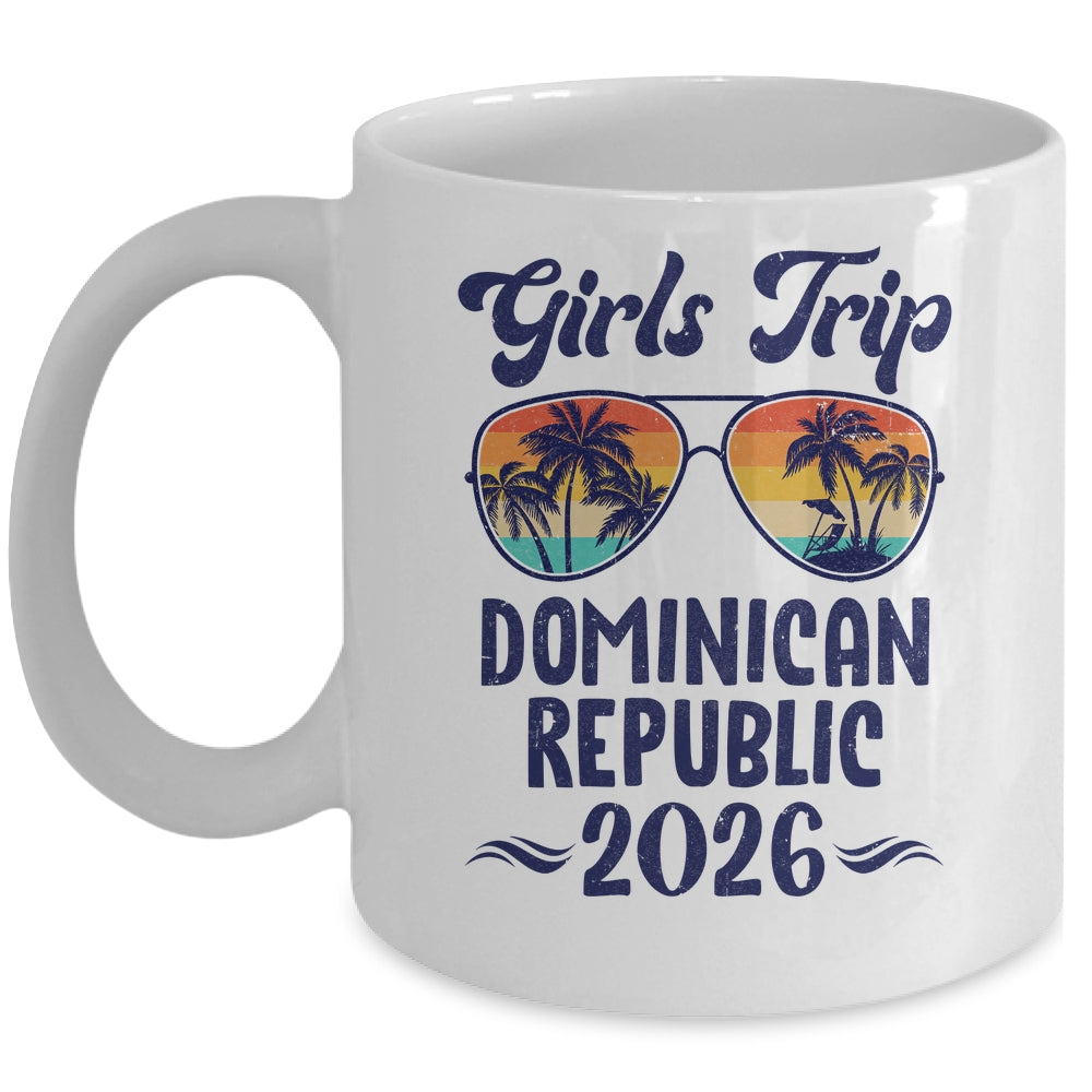 Dominican Republic Girls Trip Beach Vacation 2026 Matching Group Mug | siriusteestore