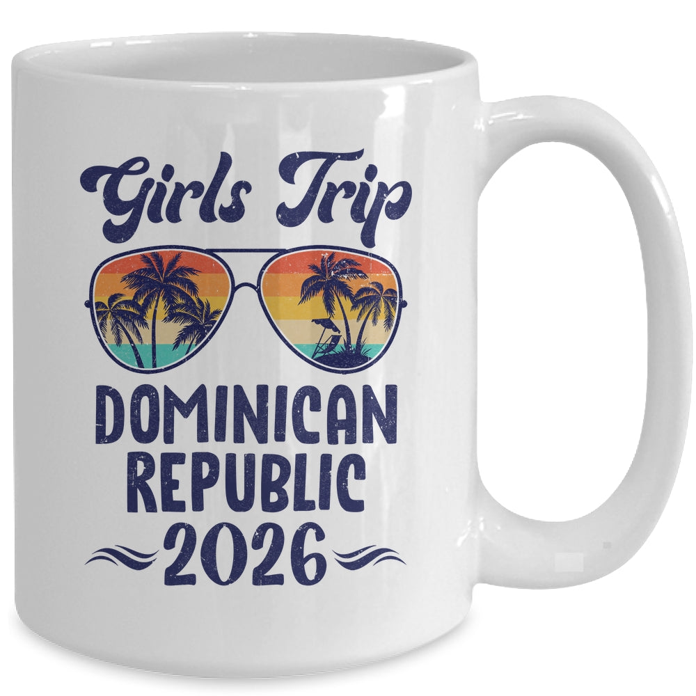 Dominican Republic Girls Trip Beach Vacation 2026 Matching Group Mug | siriusteestore
