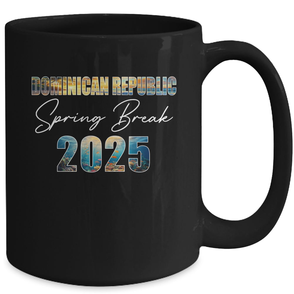 Dominican Republic Spring Break 2025 Summer Vacation Beach Mug | siriusteestore