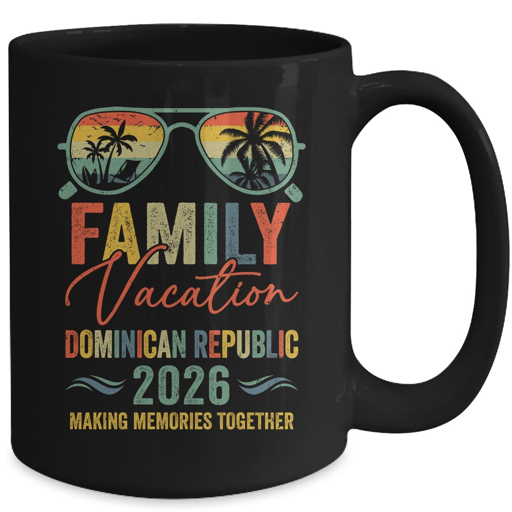 Dominican Republic Vacation 2026 Matching Family Group Summer Mug | siriusteestore