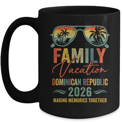 Dominican Republic Vacation 2026 Matching Family Group Summer Mug | siriusteestore