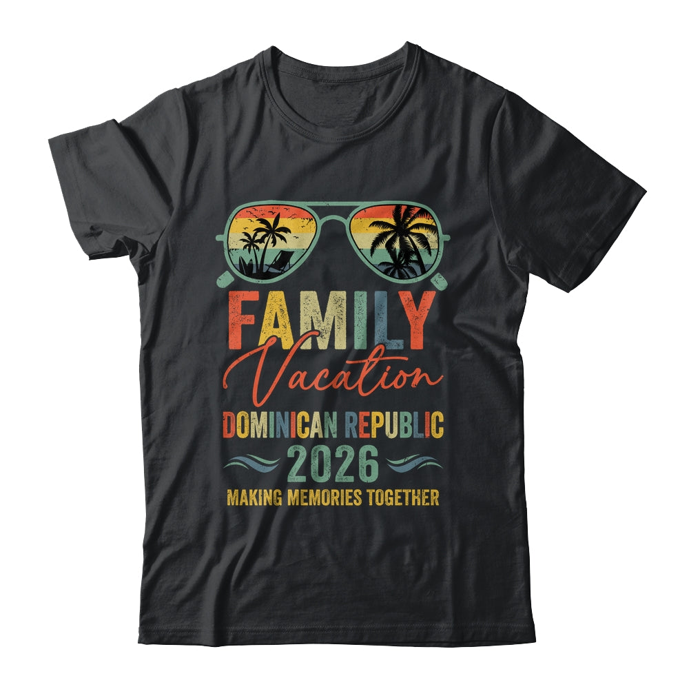 Dominican Republic Vacation 2026 Matching Family Group Summer Shirt & Tank Top | siriusteestore