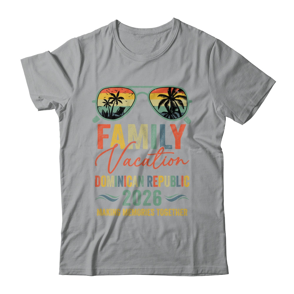 Dominican Republic Vacation 2026 Matching Family Group Summer Shirt & Tank Top | siriusteestore