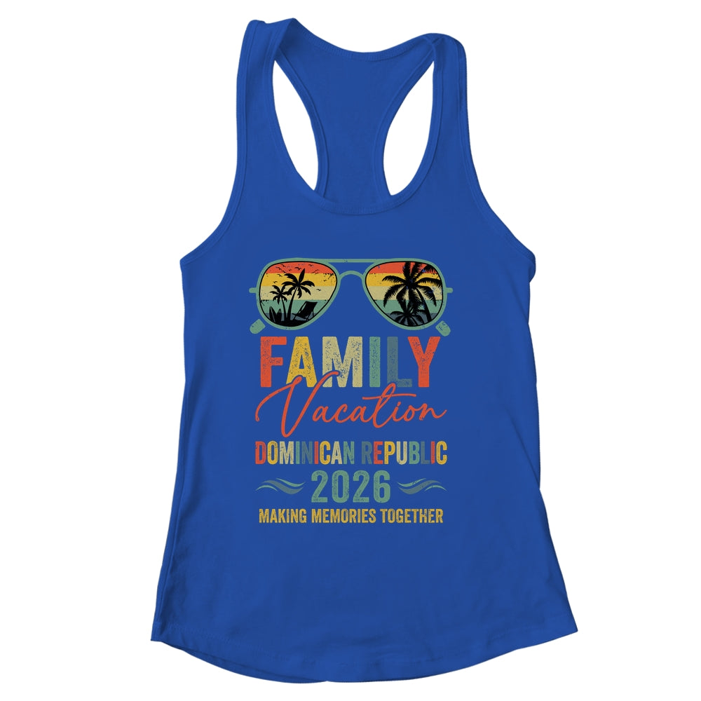 Dominican Republic Vacation 2026 Matching Family Group Summer Shirt & Tank Top | siriusteestore