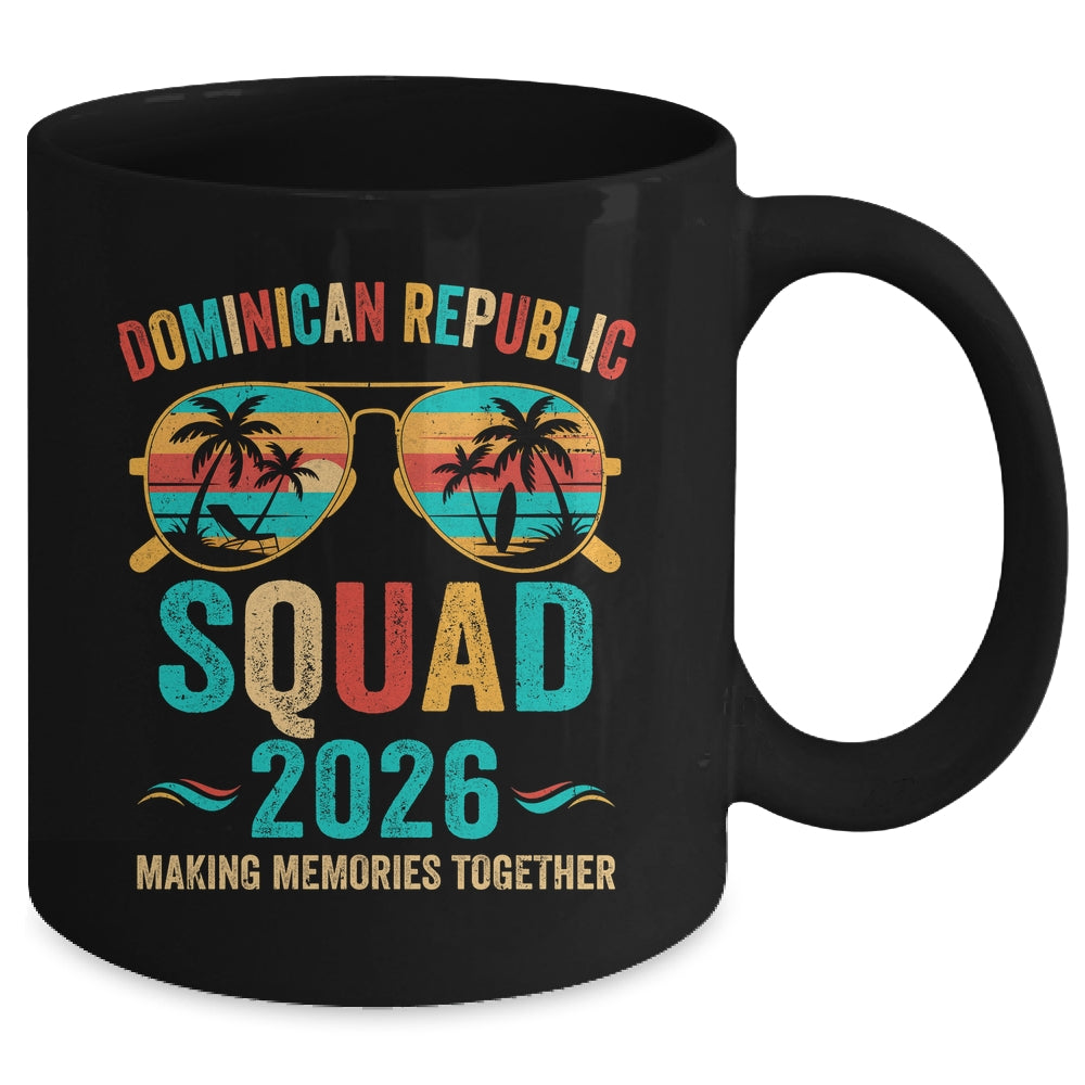 Dominican Republic Vacation Squad 2026 Family Matching Vintage Mug | siriusteestore