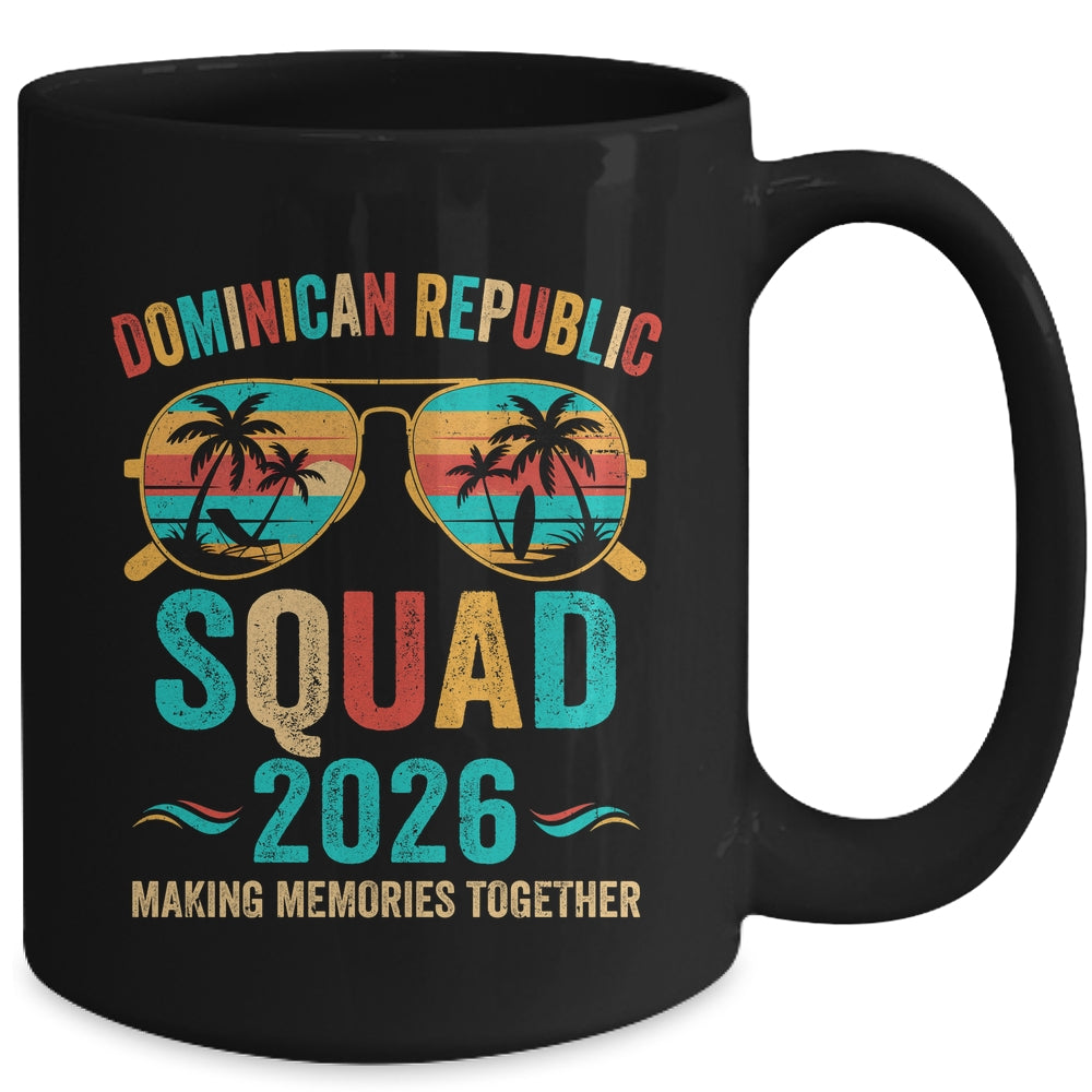 Dominican Republic Vacation Squad 2026 Family Matching Vintage Mug | siriusteestore