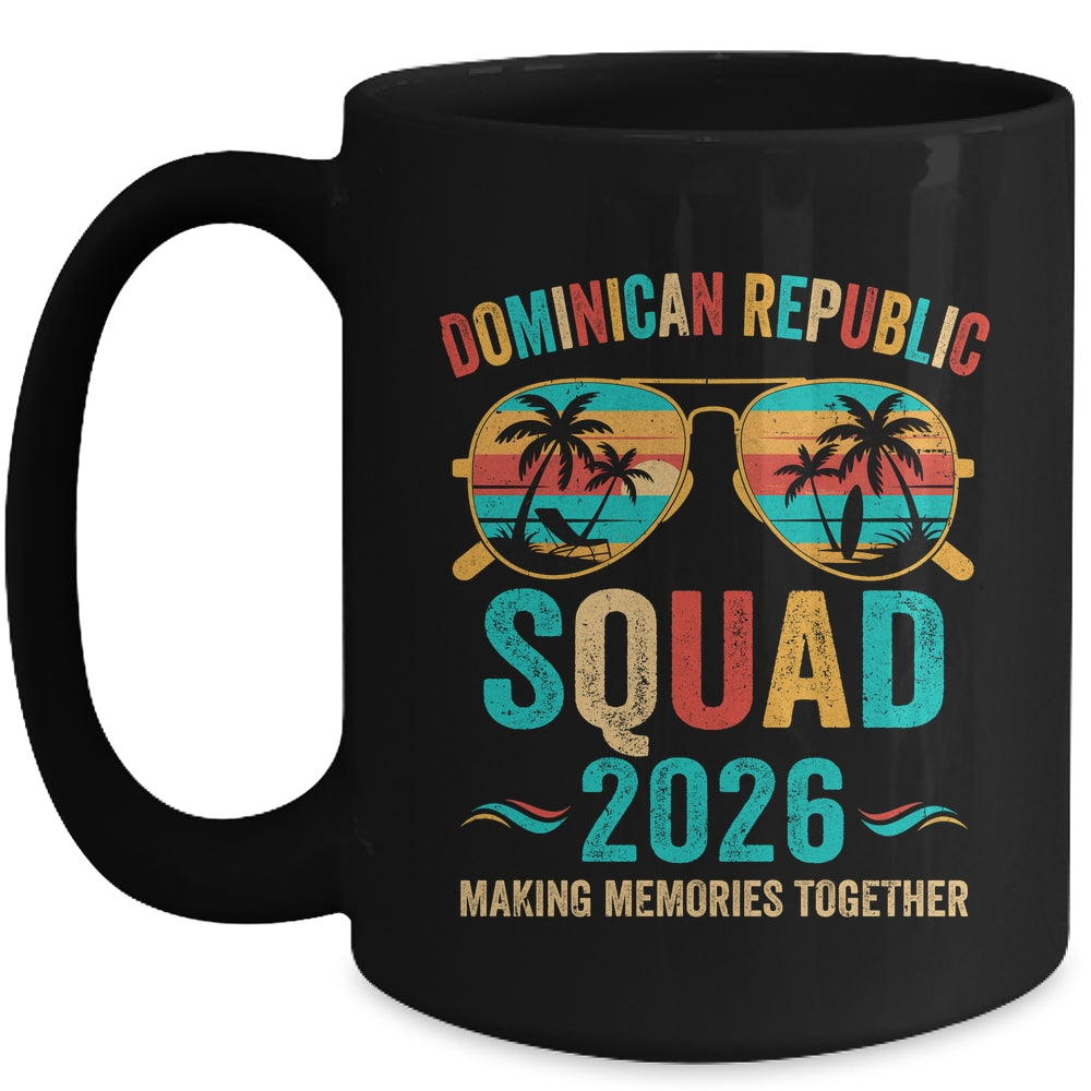 Dominican Republic Vacation Squad 2026 Family Matching Vintage Mug | siriusteestore