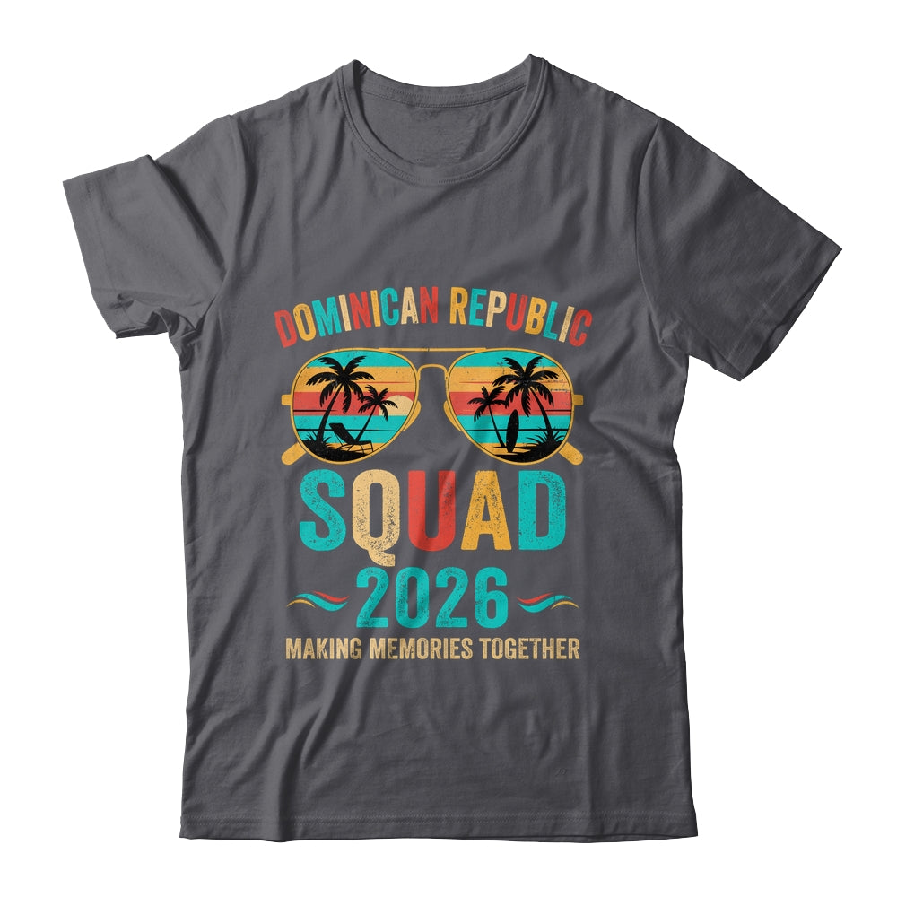 Dominican Republic Vacation Squad 2026 Family Matching Vintage Shirt & Tank Top | siriusteestore