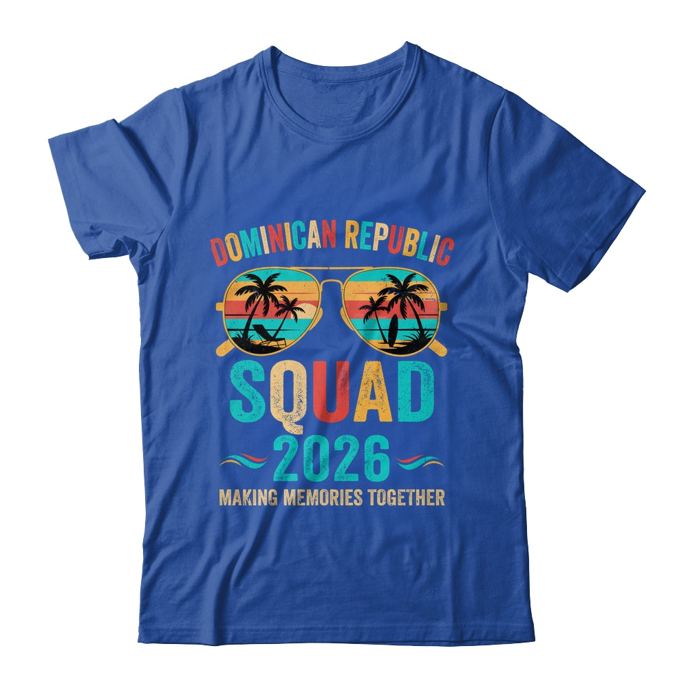 Dominican Republic Vacation Squad 2026 Family Matching Vintage Shirt & Tank Top | siriusteestore