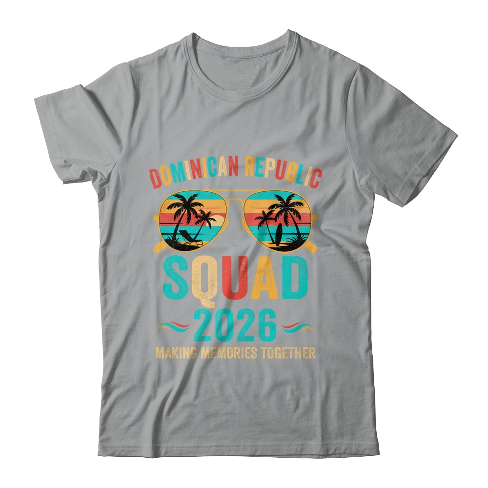 Dominican Republic Vacation Squad 2026 Family Matching Vintage Shirt & Tank Top | siriusteestore